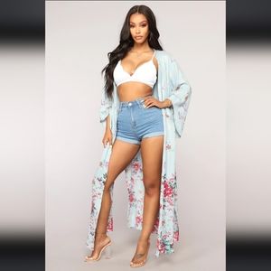 Fashion Nova Floral Kimono